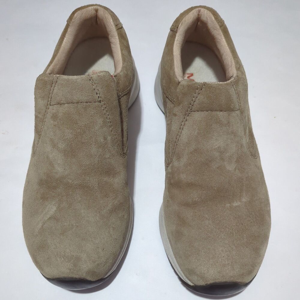 Merrell Jungle Moc Slip On Suede Shoes Tan Taupe Mens Size 8.5 Sneakers